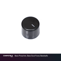 Electro-Harmonix Black Knob for Bass Preacher, Bass Soul Food, Bassballs