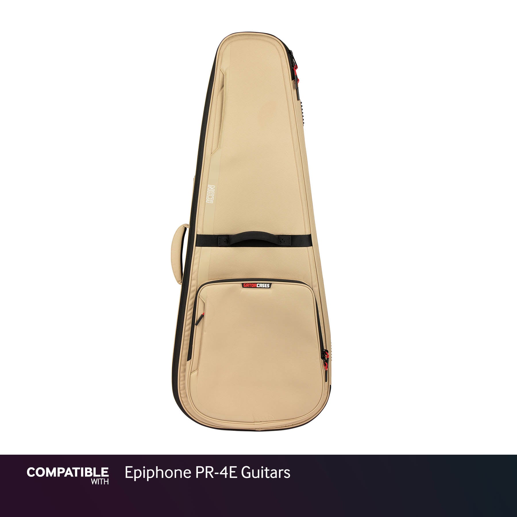 Gator Khaki ICON Case for Epiphone PR-4E Guitars