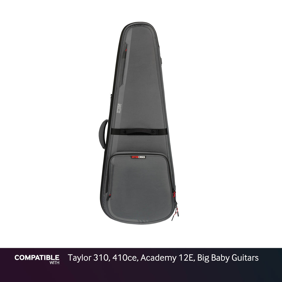 Gator Gray ICON Case for Taylor 310, 410ce, Academy 12E, Big Baby Guitars