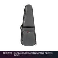 Gator Gray ICON Case for Washburn C5, C5CE, WD32SW, WD35S, WD35SCE Guitars