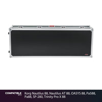 Gator Tour Case for Korg Nautilus 88, Nautilus AT 88, OASYS 88, Pa588, Pa88, SP-280, Trinity Pro X 88