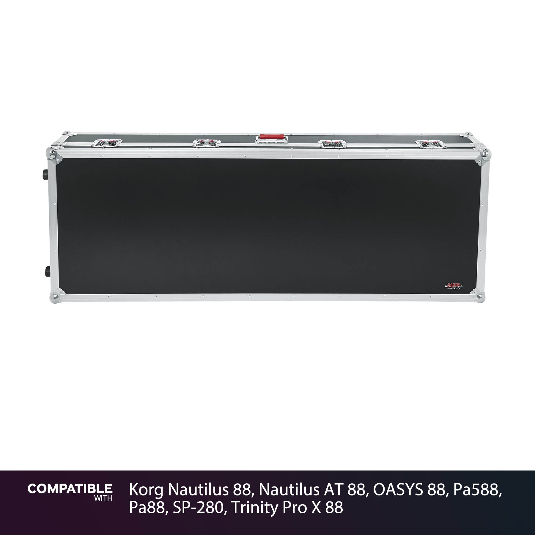 Gator Tour Case for Korg Nautilus 88, Nautilus AT 88, OASYS 88, Pa588, Pa88, SP-280, Trinity Pro X 88