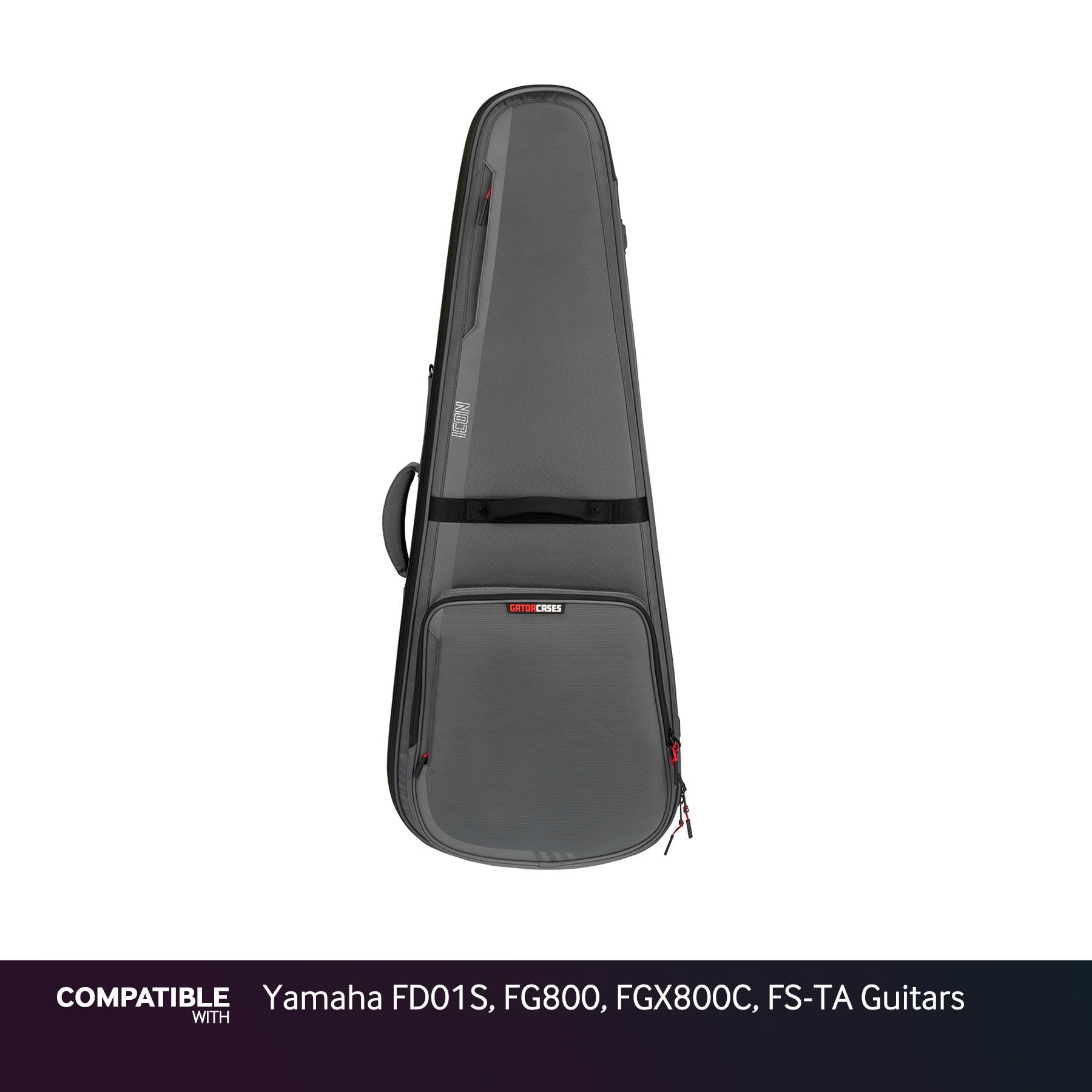 Gator Gray ICON Case for Yamaha FD01S, FG800, FGX800C, FS-TA Guitars