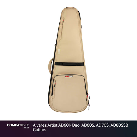 Gator Tan ICON Case for Alvarez Artist AD60K Dao, AD60S, AD70S, AD80SSB Guitars
