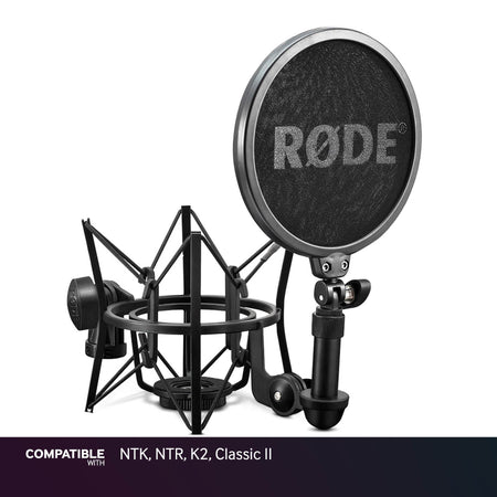 Rode Shock Mount with Pop Filter for NTK, NTR, K2, Classic II