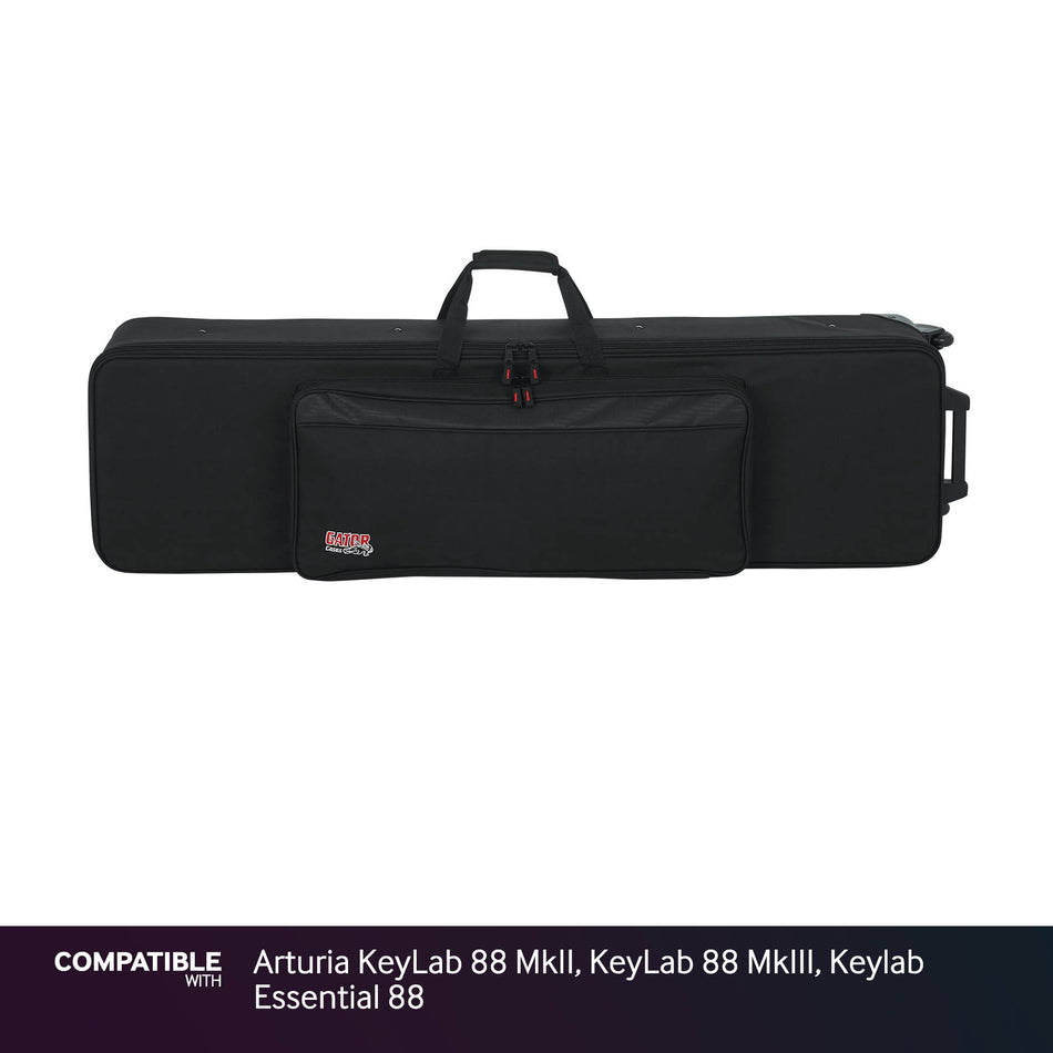 Gator Keyboard Case for Arturia KeyLab 88 MkII, KeyLab 88 MkIII, Keylab Essential 88