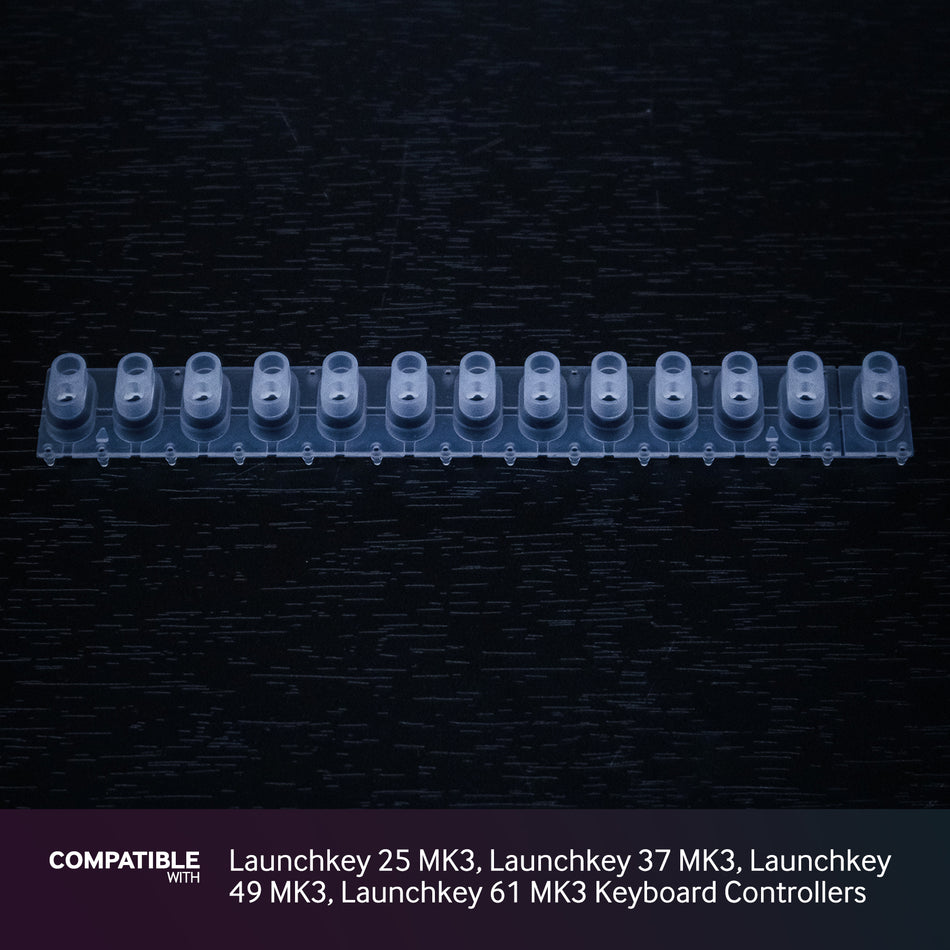 Novation Rubber Key Contact Strip for Launchkey 25 MK3, Launchkey 37 MK3, Launchkey 49 MK3, Launchkey 61 MK3 Keyboard Controllers