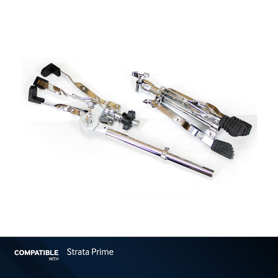 Alesis Chrome Double Braced Snare Drum Stand Strata Prime Electronic Drum Kit