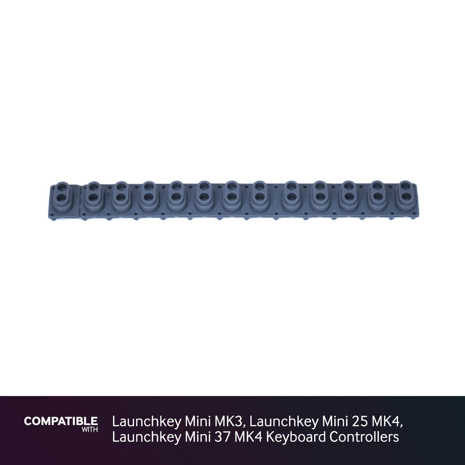 Novation Rubber Key Contact Strip for Launchkey Mini MK3, Launchkey Mini 25 MK4, Launchkey Mini 37 MK4 Keyboard Controllers