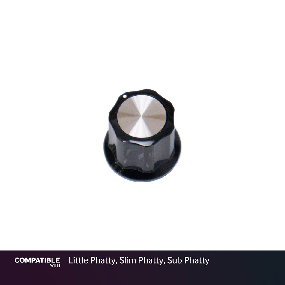 Moog Silver-Face Knob with Dot for Little Phatty, Slim Phatty, Sub Phatty
