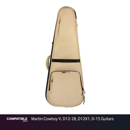 Gator Tan ICON Case for Martin Cowboy V, D12-28, D12X1, D-15 Guitars