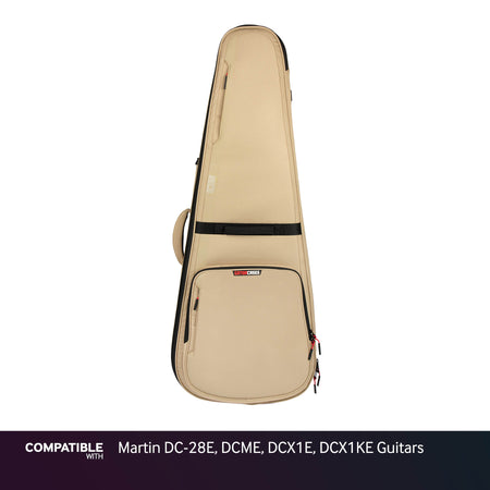 Gator Tan ICON Case for Martin DC-28E, DCME, DCX1E, DCX1KE Guitars