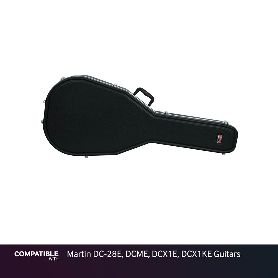 Gator Molded Case for Martin DC-28E, DCME, DCX1E, DCX1KE Guitars