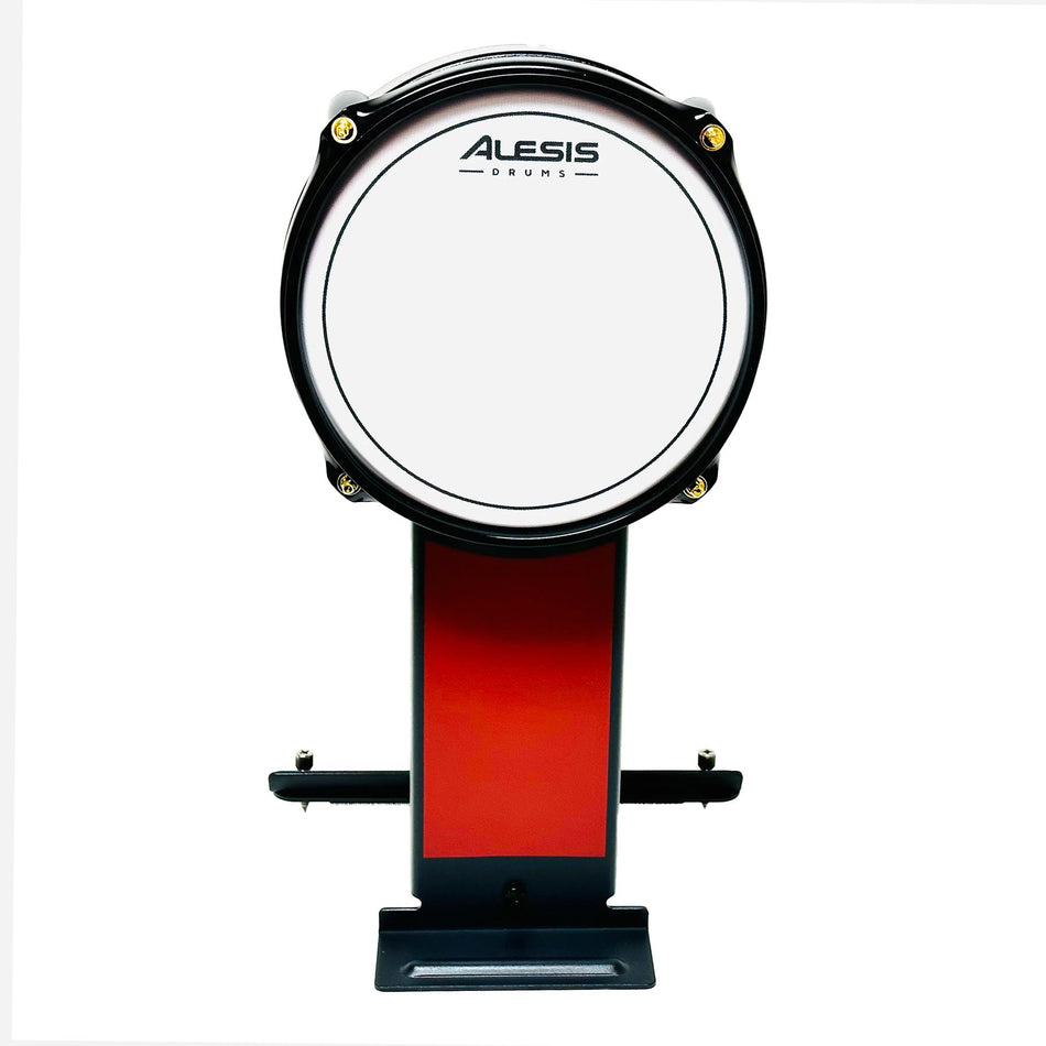 Alesis 8" Red Bass/Kick Pad with White Mesh Head for Electronic Drum Kits