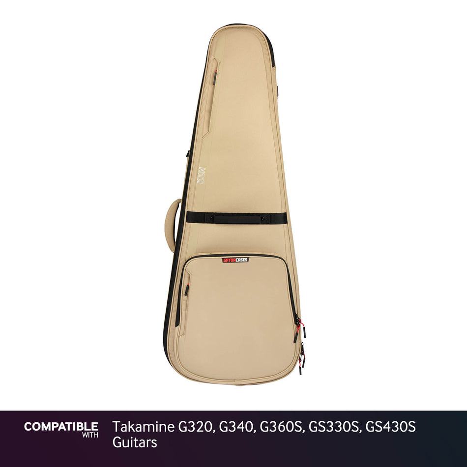 Gator Tan ICON Case for Takamine G320, G340, G360S, GS330S, GS430S Guitars