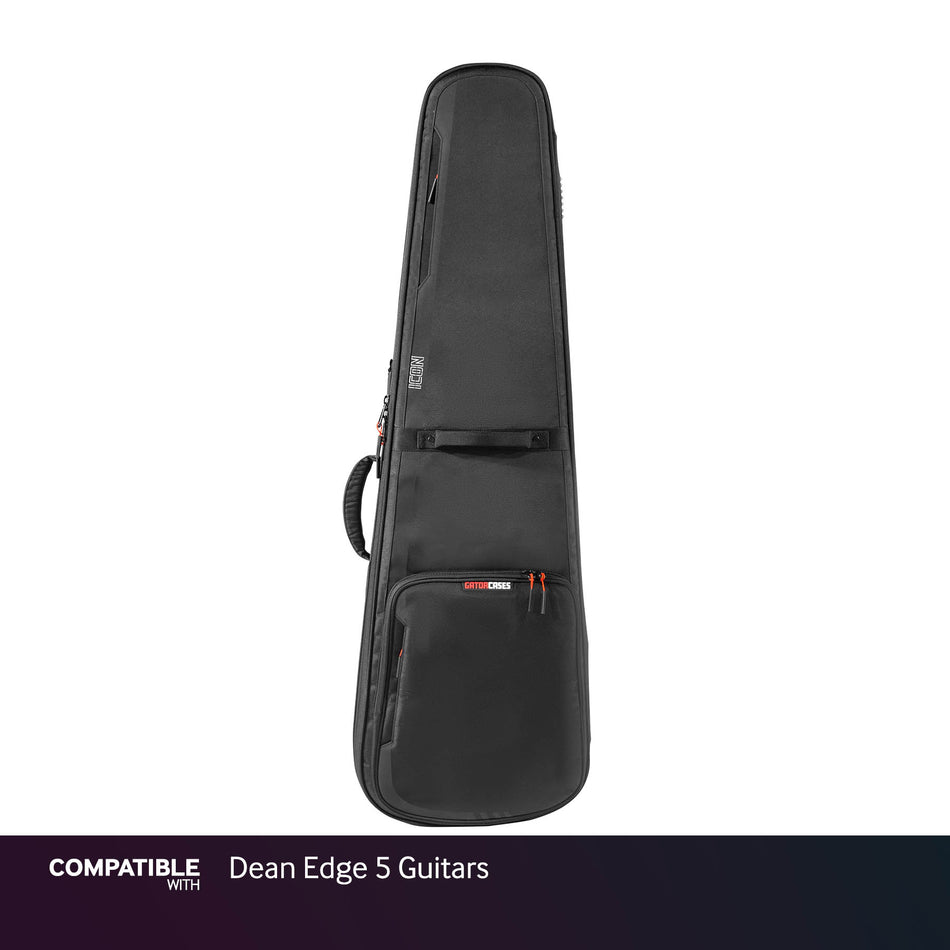 Gator Black ICON Case for Dean Edge 5 Guitars