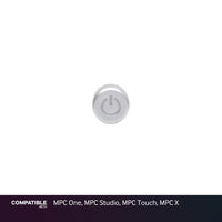 Akai Silver Power Button Cap for MPC One, MPC Studio, MPC Touch, MPC X