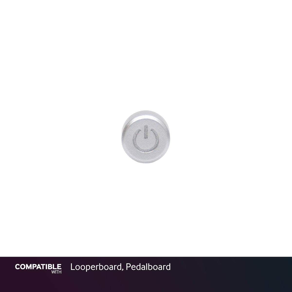Headrush Silver Power Button Cap for Looperboard, Pedalboard