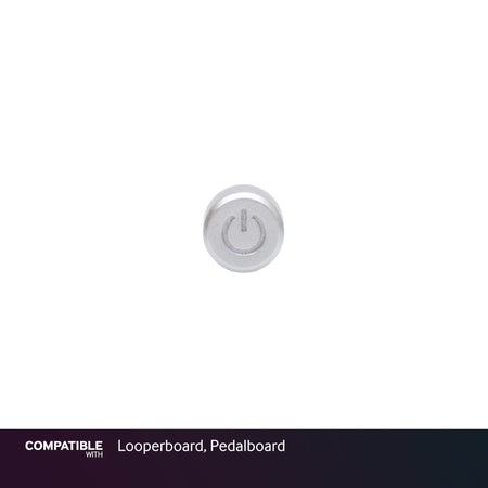 Headrush Silver Power Button Cap for Looperboard, Pedalboard