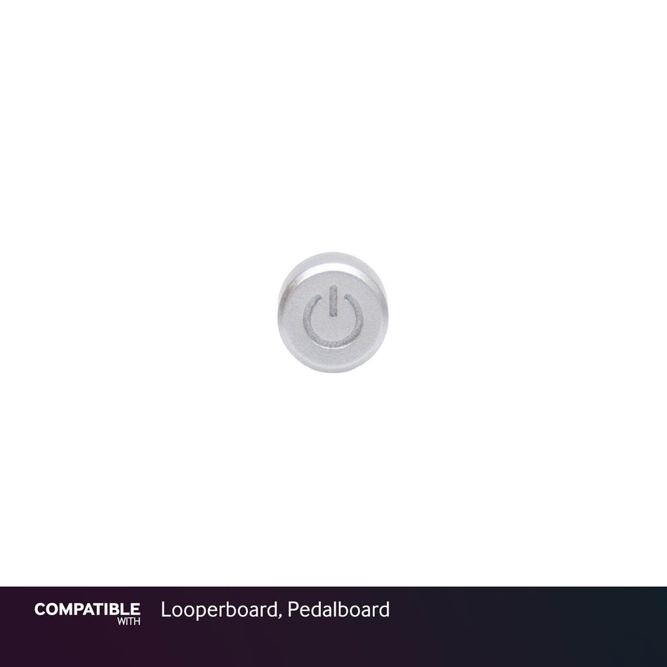 Headrush Silver Power Button Cap for Looperboard, Pedalboard