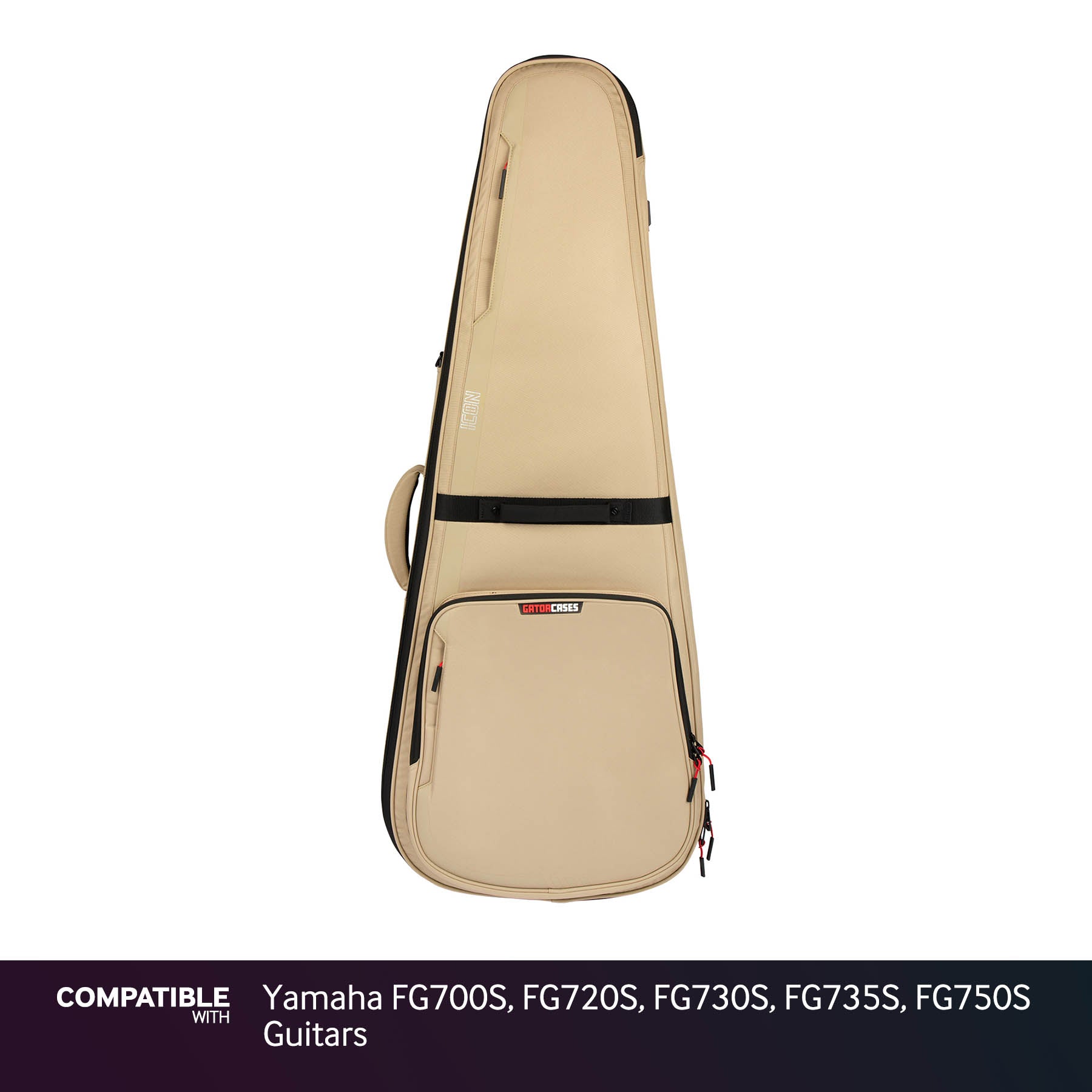 Gator Tan ICON Case for Yamaha FG700S, FG720S, FG730S, FG735S, FG750S Guitars