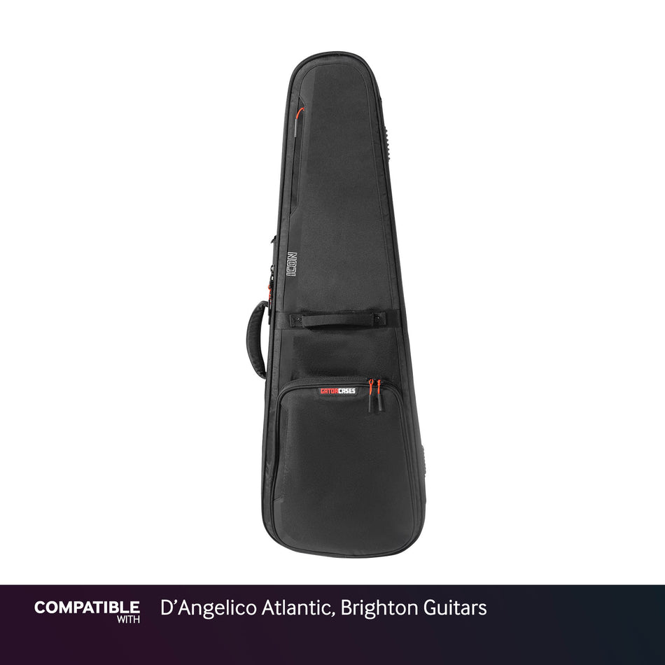 Gator Black ICON Case for D'Angelico Atlantic, Brighton Guitars