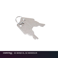 Gator Cases Keys for GC-BANJO-XL, GC-MANDOLIN
