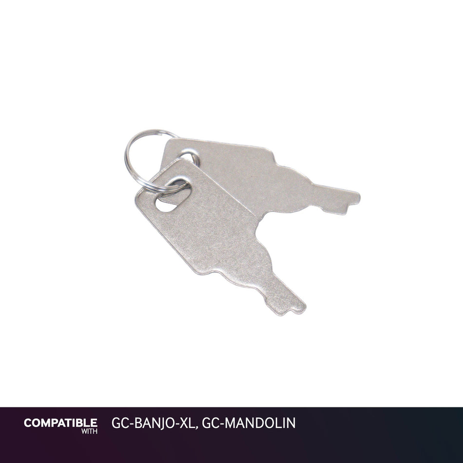 Gator Cases Keys for GC-BANJO-XL, GC-MANDOLIN
