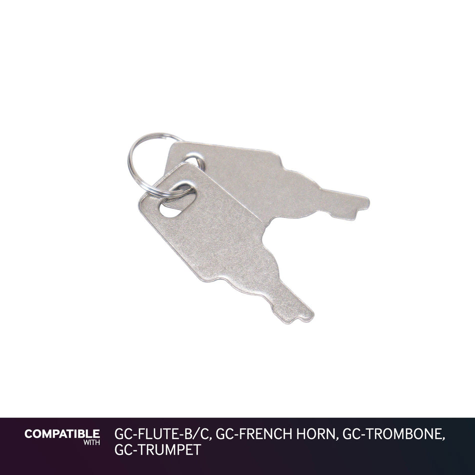 Gator Cases Keys for GC-FLUTE-B/C, GC-FRENCH HORN, GC-TROMBONE, GC-TRUMPET