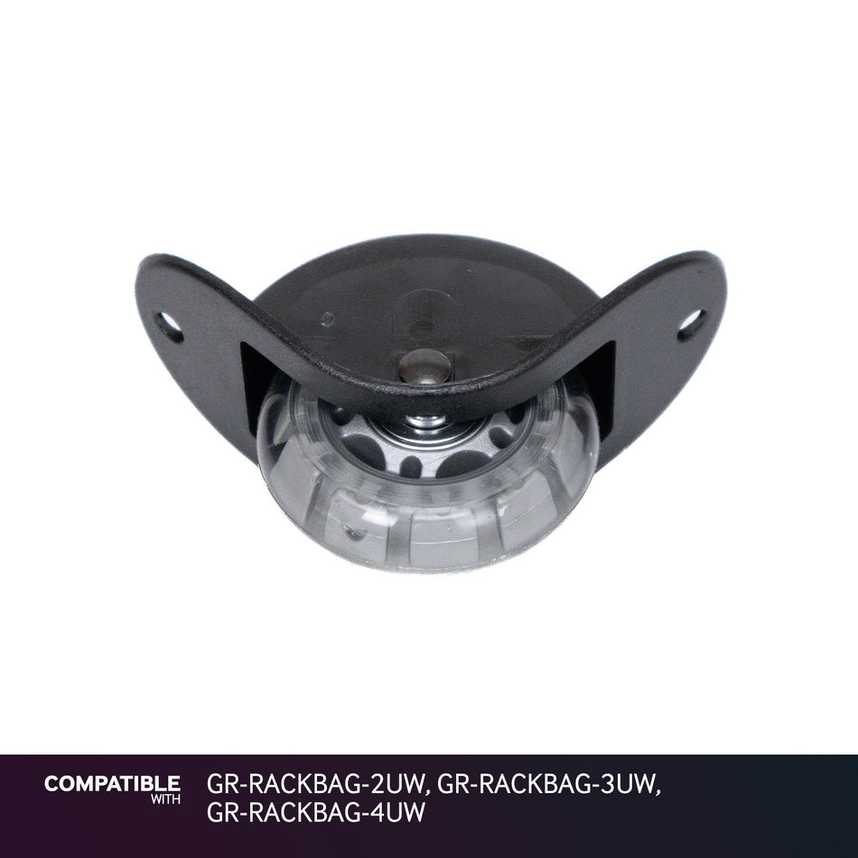 Gator Cases Tilt-and-Go Wheel for GR-RACKBAG-2UW, GR-RACKBAG-3UW, GR-RACKBAG-4UW