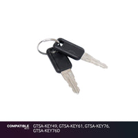 Gator Cases TSA Key for GTSA-KEY49, GTSA-KEY61, GTSA-KEY76, GTSA-KEY76D