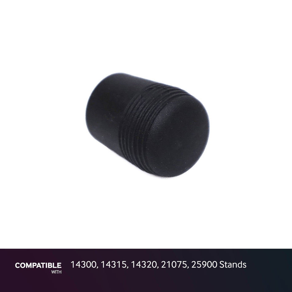 K&M Rubber Foot End Cap for 14300, 14315, 14320, 21075, 25900 Stands