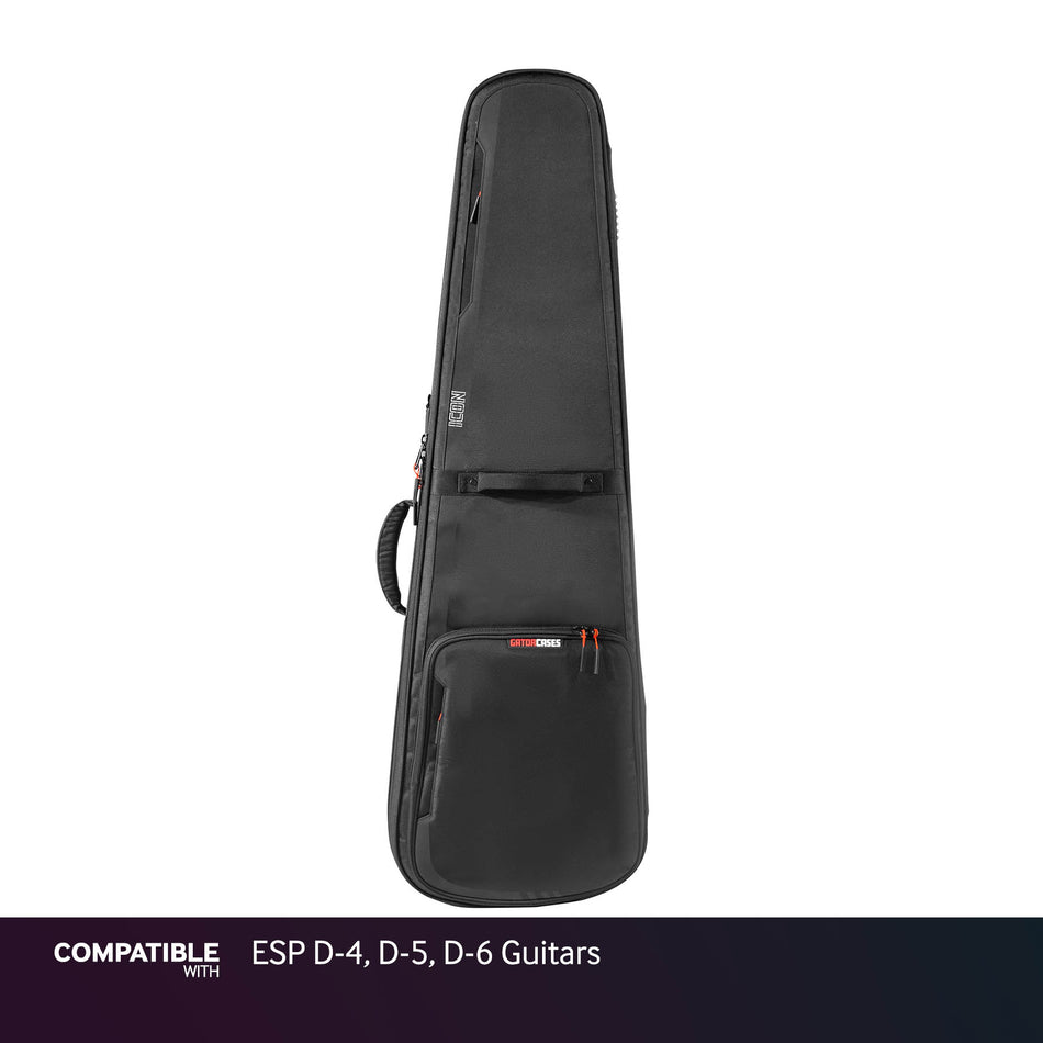 Gator Black ICON Case for ESP D-4, D-5, D-6 Guitars