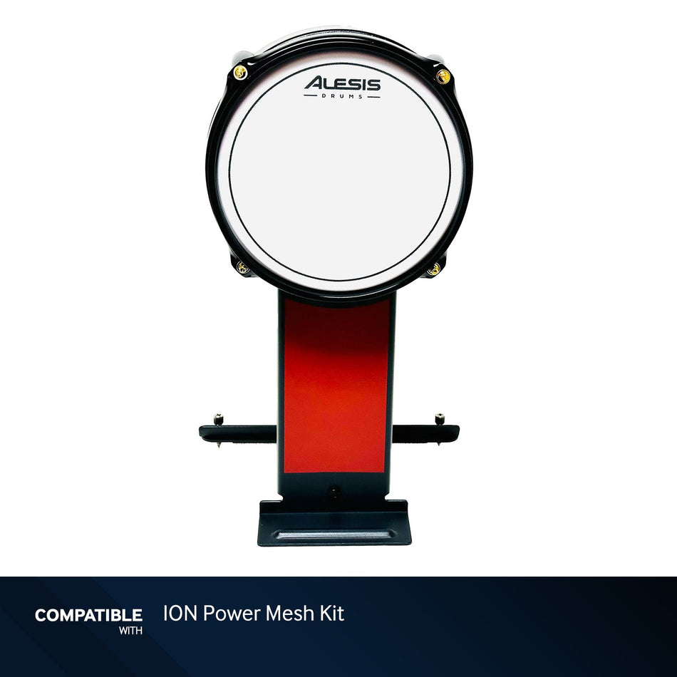 ION 8" Mesh Bass Kick Drum Pad with Stand for Power Mesh Kit
