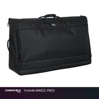 Gator Mixer Bag for Yorkville MAX22, PM22