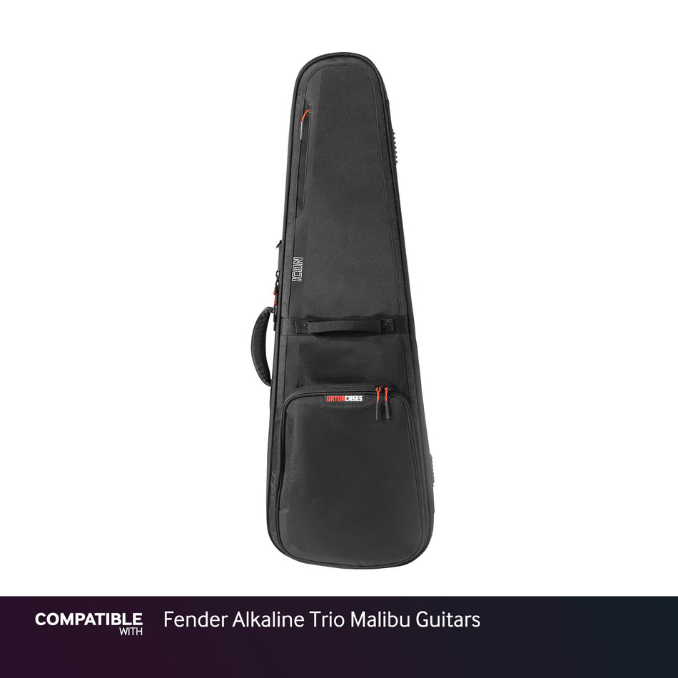 Gator Black ICON Case for Fender Alkaline Trio Malibu Guitars