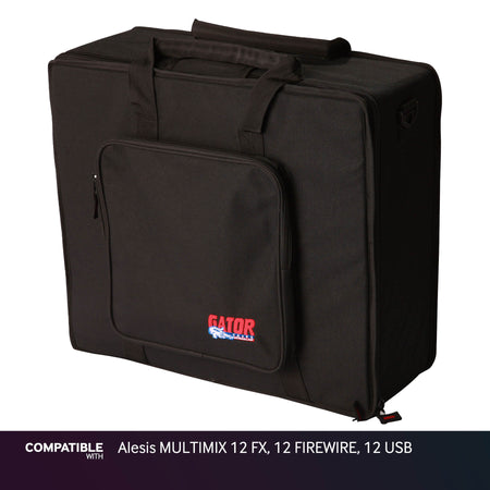 Gator Lightweight 16" x 19" Case for Alesis MULTIMIX 12 FX, 12 FIREWIRE, 12 USB