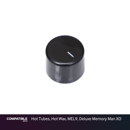 Electro-Harmonix Black Knob for Hot Tubes, Hot Wax, MEL9, Deluxe Memory Man XO