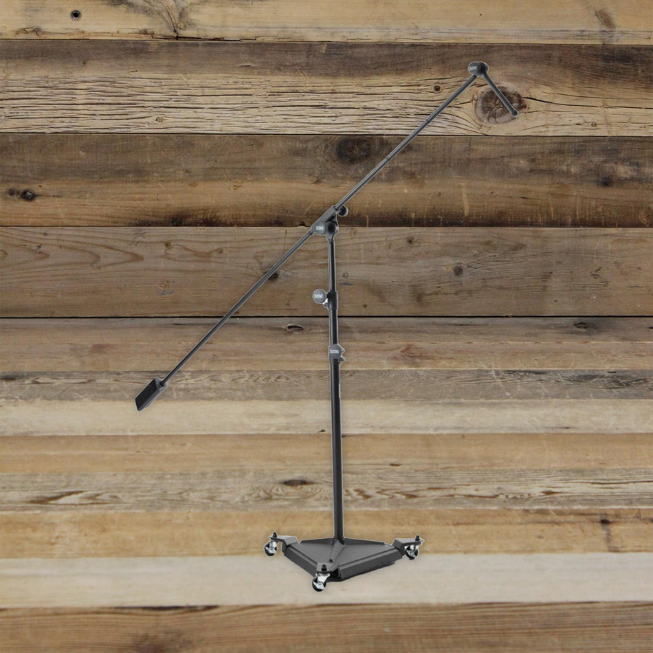 Open Box On-Stage SMS7650 Heavy Duty Rolling Hex-Base Studio Boom Mic Stand