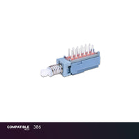 DBX Phase Invert, 20dB Pad, Meter Select Button Switch for 386