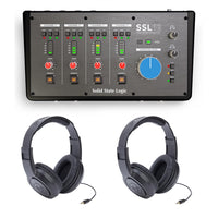 Solid State Logic SSL 12 USB Audio Interface Bundle with Samson SR350 Headphones