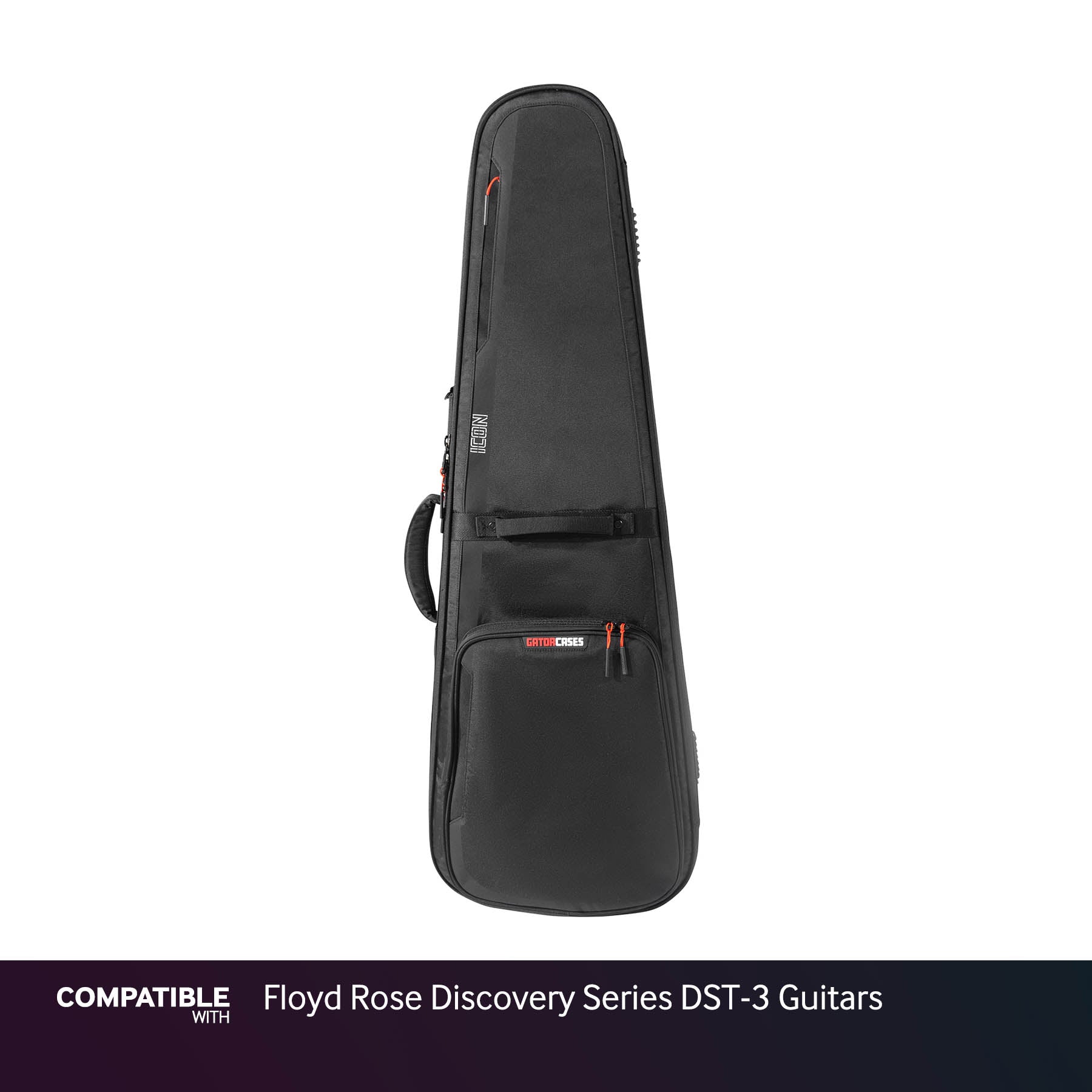 Gator Black ICON Case for Floyd Rose Discovery Series DST-3 Guitars