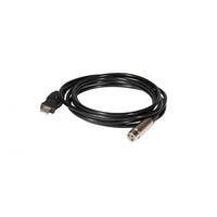 On-Stage MC12-10U XLR Microphone (Female) to USB Cable, 10-foot