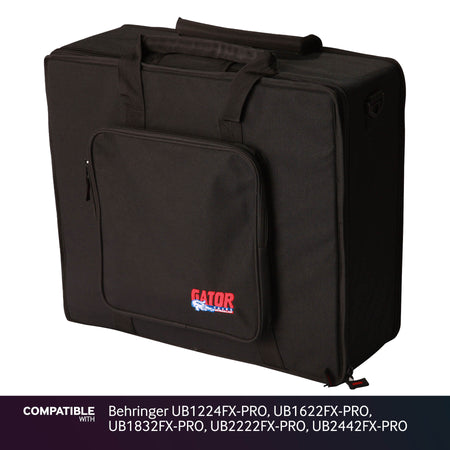 Gator Lightweight 16" x 19" Case for Behringer UB1224FX-PRO, UB1622FX-PRO, UB1832FX-PRO, UB2222FX-PRO, UB2442FX-PRO