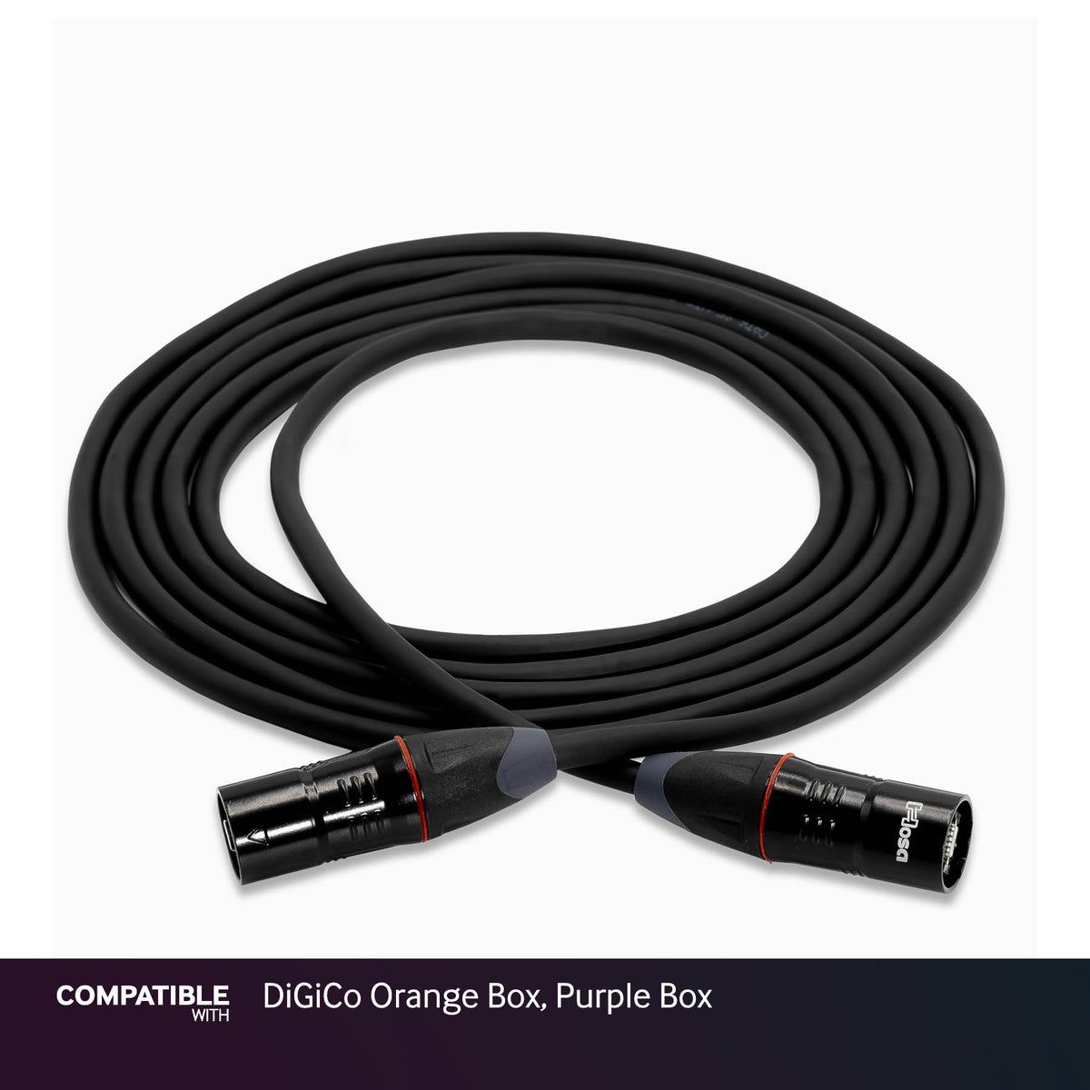 Hosa 100-foot EtherCON Cable for DiGiCo Orange Box, Purple Box