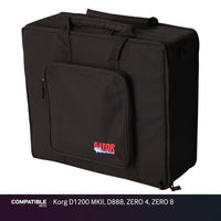 Gator Lightweight 16" x 19" Case for Korg D1200 MKII, D888, ZERO 4, ZERO 8