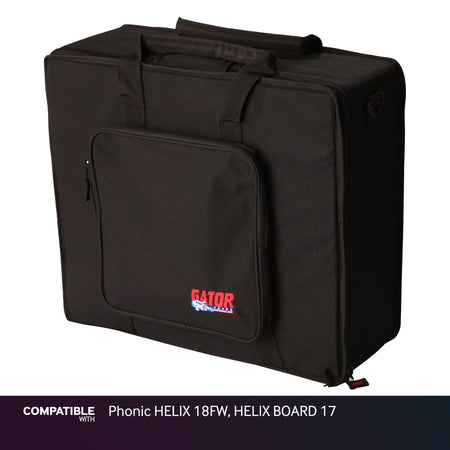 Gator Lightweight 16" x 19" Case for Phonic HELIX 18FW, HELIX BOARD 17