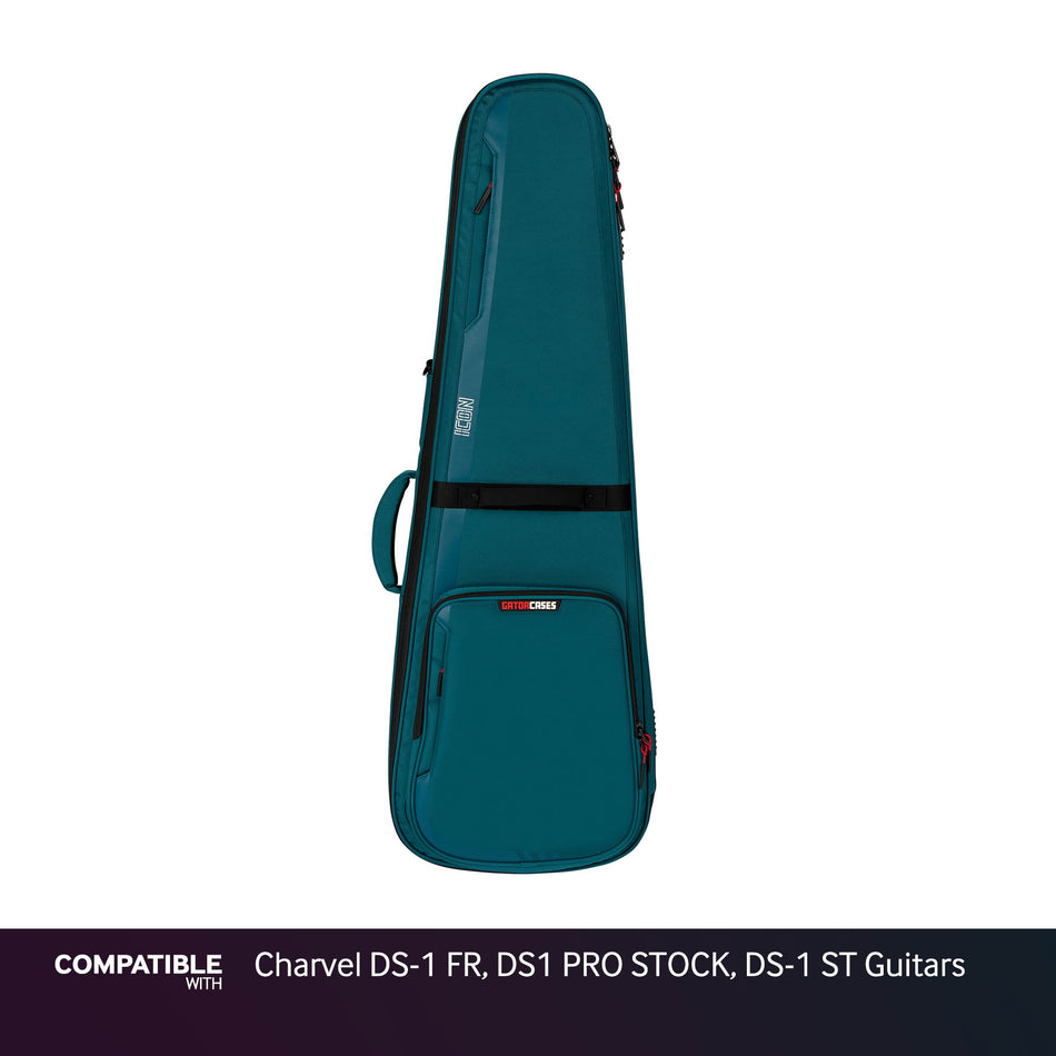 Gator Blue ICON Case for Charvel DS-1 FR, DS1 PRO STOCK, DS-1 ST Guitars