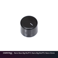 Electro-Harmonix Black Knob for Nano Bass Big Muff Pi, Nano Big Muff Pi, Nano Clone