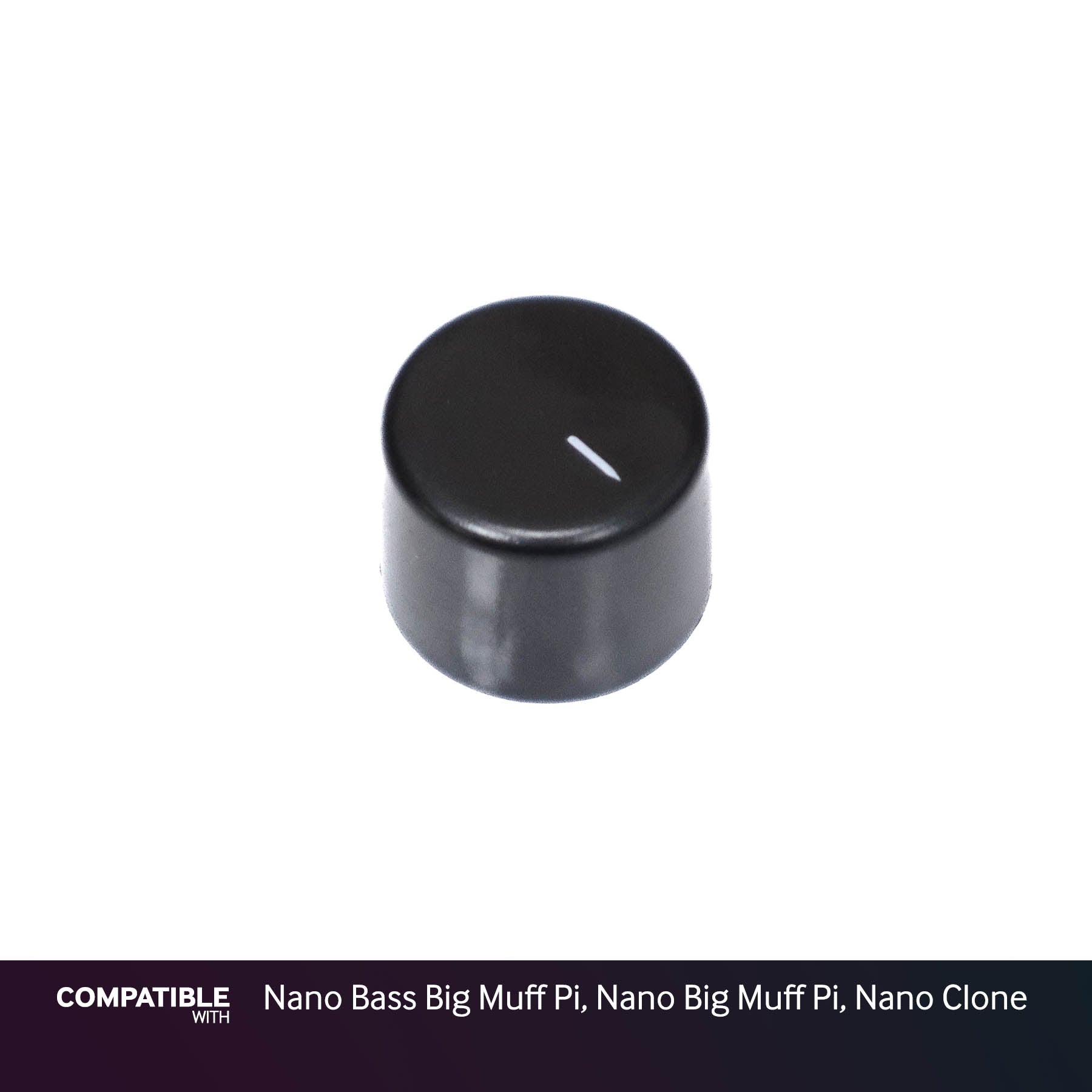 Electro-Harmonix Black Knob for Nano Bass Big Muff Pi, Nano Big Muff Pi, Nano Clone